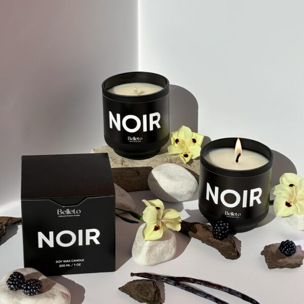Vela Línea Noir 200gr