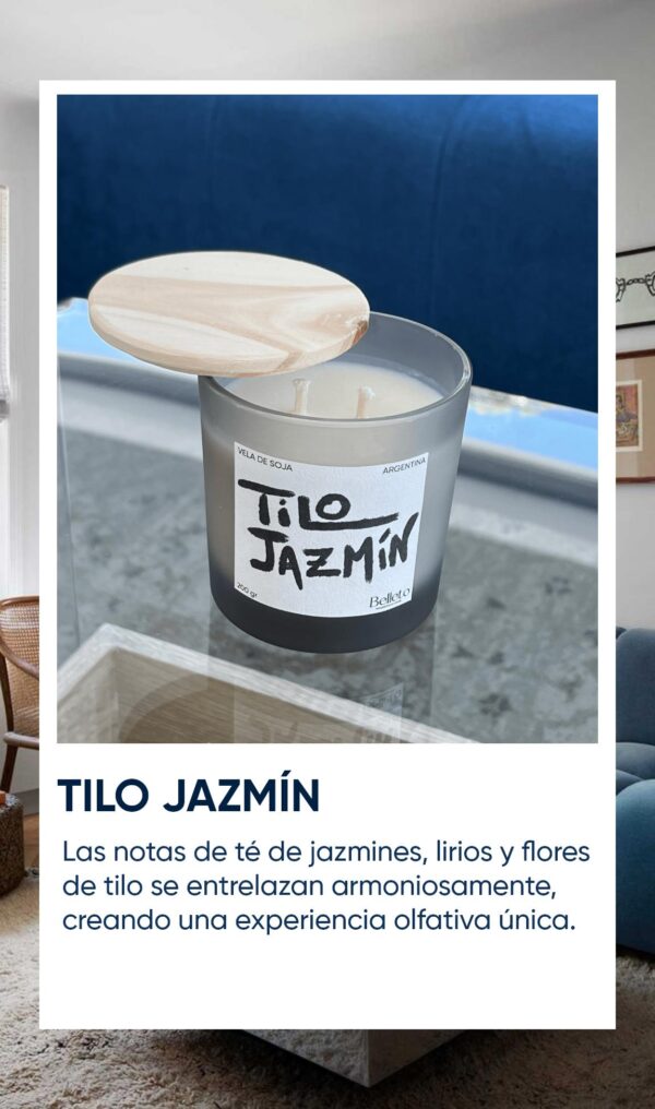 Vela Tilo Jazmín | 200gr - Image 3